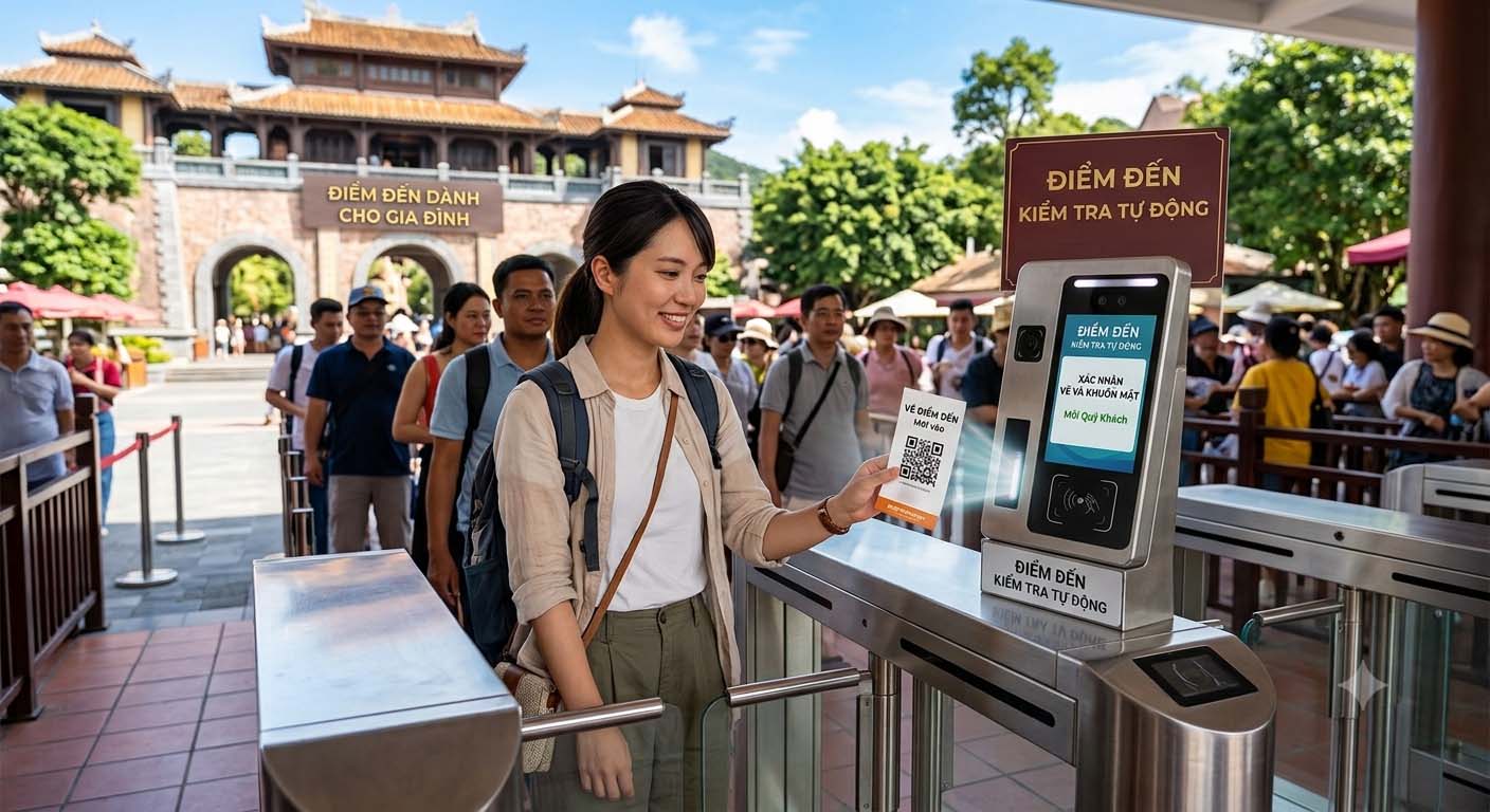 Hệ thống kiểm soát cổng tự động bằng FaceID và QR Code